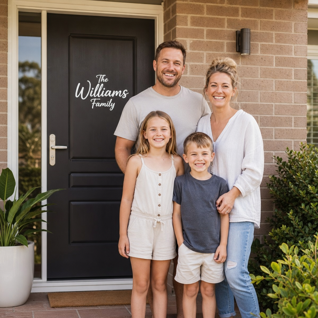 Family home decal